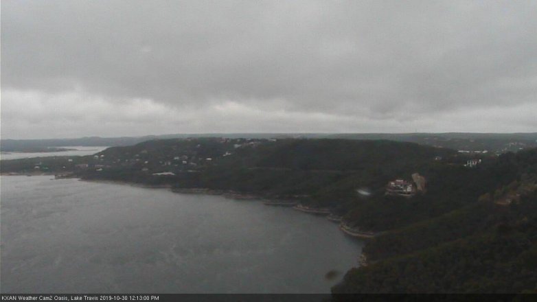 Lake Travis webcam, October 30, 2019 11:15 AM CT