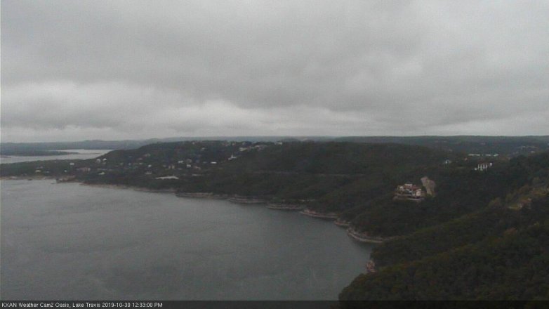 Lake Travis webcam, October 30, 2019 11:35 AM CT