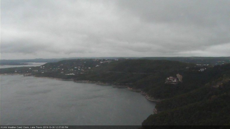 Lake Travis webcam, October 30, 2019 11:40 AM CT