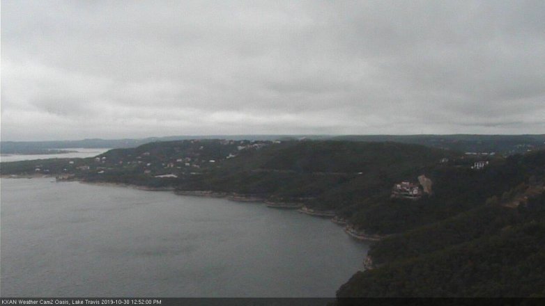 Lake Travis webcam, October 30, 2019 11:55 AM CT