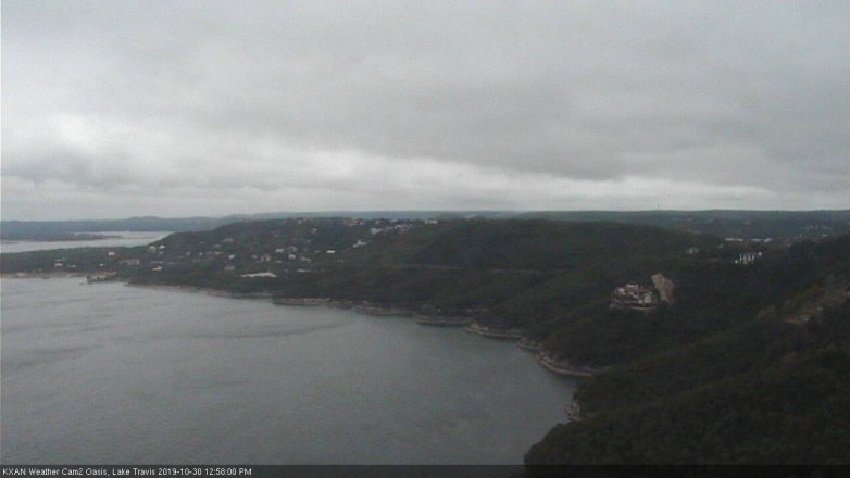 Lake Travis webcam, October 30, 2019 12:00 PM CT