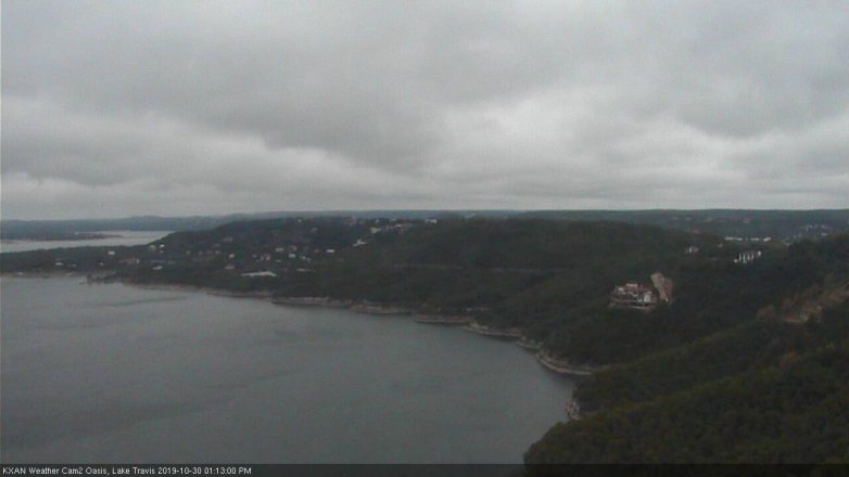 Lake Travis webcam, October 30, 2019 12:15 PM CT