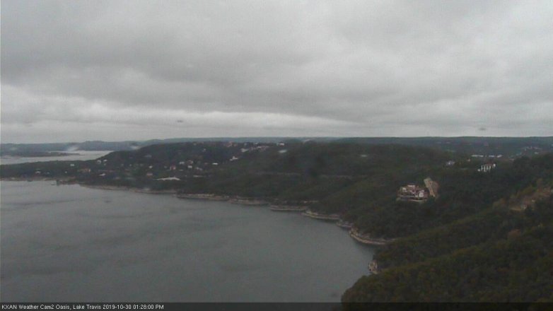 Lake Travis webcam, October 30, 2019 12:30 PM CT
