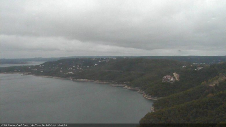 Lake Travis webcam, October 30, 2019 12:35 PM CT