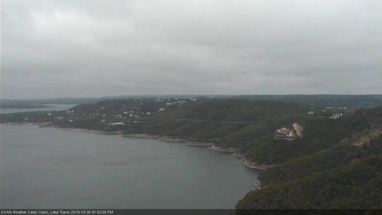 Lake Travis webcam, October 30, 2019 12:55 PM CT