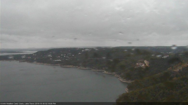 Lake Travis webcam, October 30, 2019 1:20 PM CT