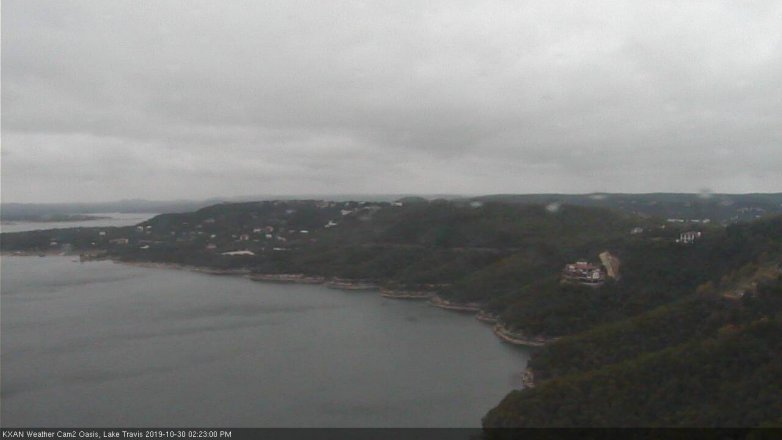 Lake Travis webcam, October 30, 2019 1:25 PM CT