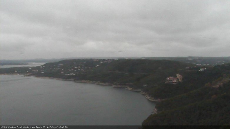 Lake Travis webcam, October 30, 2019 1:35 PM CT