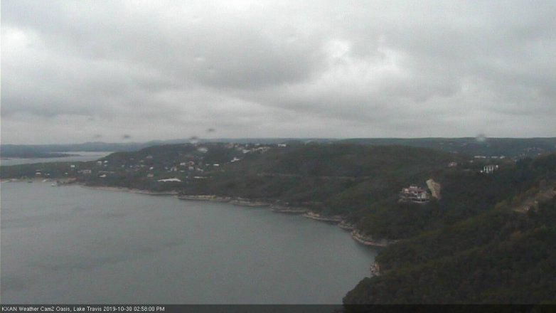 Lake Travis webcam, October 30, 2019 2:00 PM CT