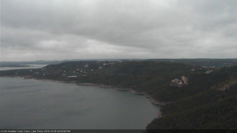 Lake Travis webcam, October 30, 2019 2:05 PM CT