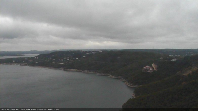 Lake Travis webcam, October 30, 2019 2:10 PM CT