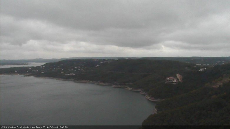 Lake Travis webcam, October 30, 2019 2:15 PM CT