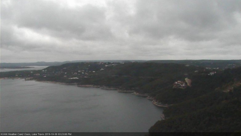 Lake Travis webcam, October 30, 2019 2:25 PM CT