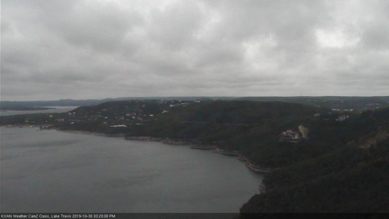 Lake Travis webcam, October 30, 2019 2:30 PM CT