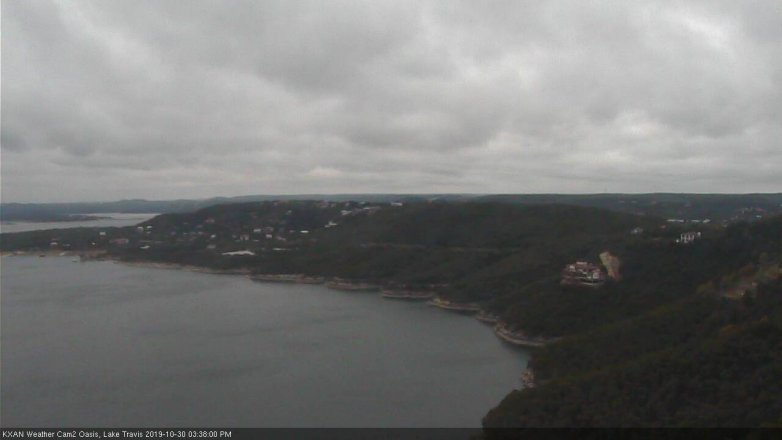 Lake Travis webcam, October 30, 2019 2:40 PM CT