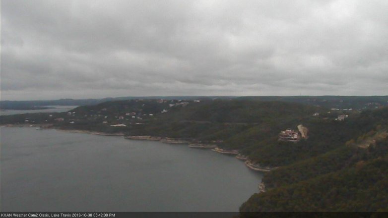 Lake Travis webcam, October 30, 2019 2:45 PM CT