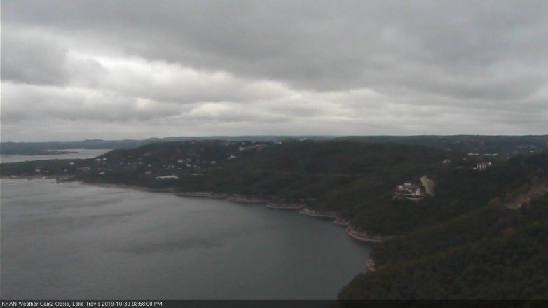 Lake Travis webcam, October 30, 2019 3:00 PM CT