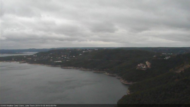 Lake Travis webcam, October 30, 2019 3:05 PM CT