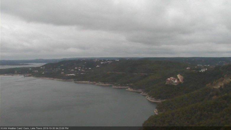 Lake Travis webcam, October 30, 2019 3:25 PM CT