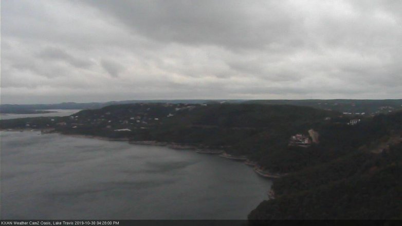 Lake Travis webcam, October 30, 2019 3:30 PM CT