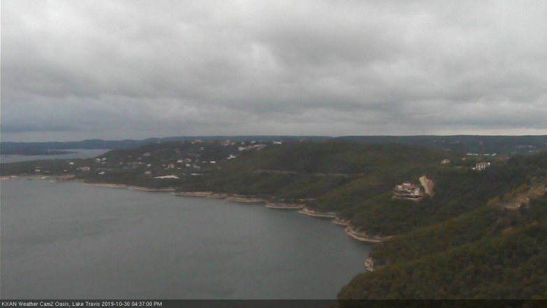 Lake Travis webcam, October 30, 2019 3:40 PM CT