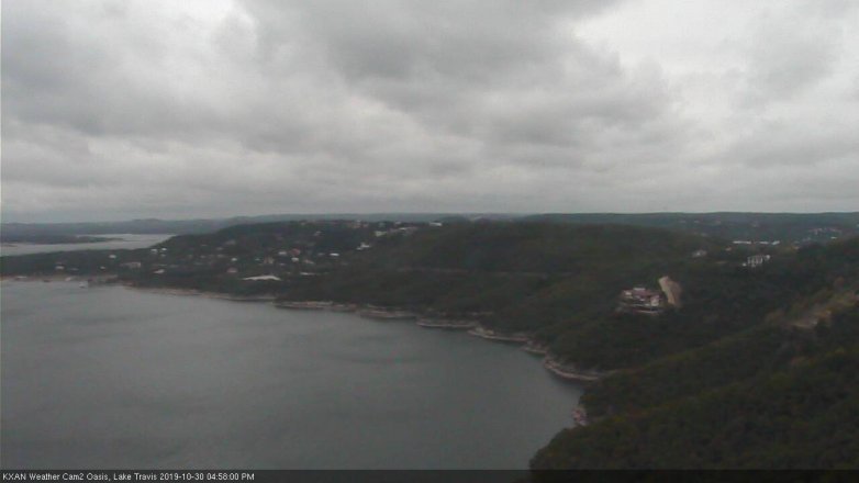 Lake Travis webcam, October 30, 2019 4:00 PM CT