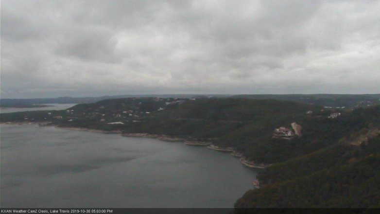 Lake Travis webcam, October 30, 2019 4:05 PM CT