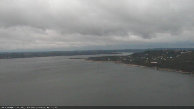 Lake Travis webcam, October 30, 2019 4:25 PM CT