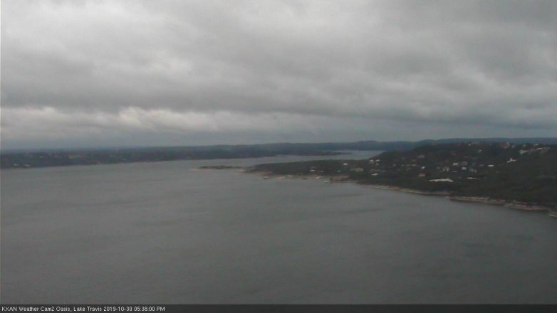 Lake Travis webcam, October 30, 2019 4:40 PM CT