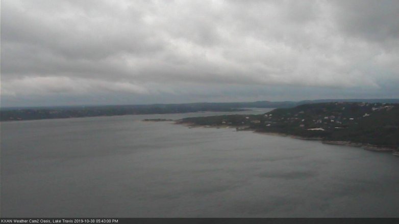 Lake Travis webcam, October 30, 2019 4:45 PM CT