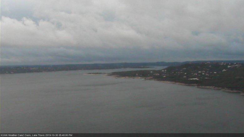 Lake Travis webcam, October 30, 2019 4:50 PM CT