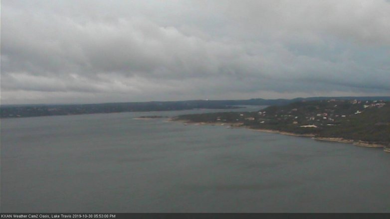 Lake Travis webcam, October 30, 2019 4:55 PM CT