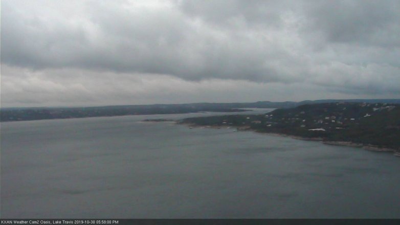 Lake Travis webcam, October 30, 2019 5:00 PM CT