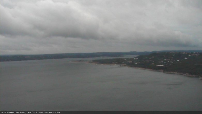 Lake Travis webcam, October 30, 2019 5:05 PM CT