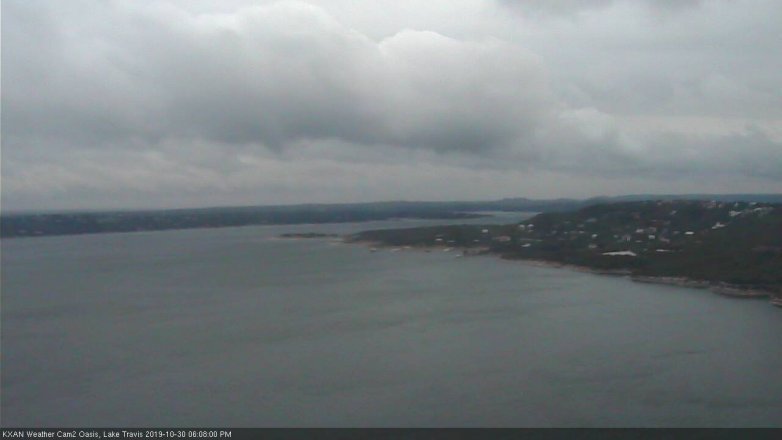 Lake Travis webcam, October 30, 2019 5:10 PM CT