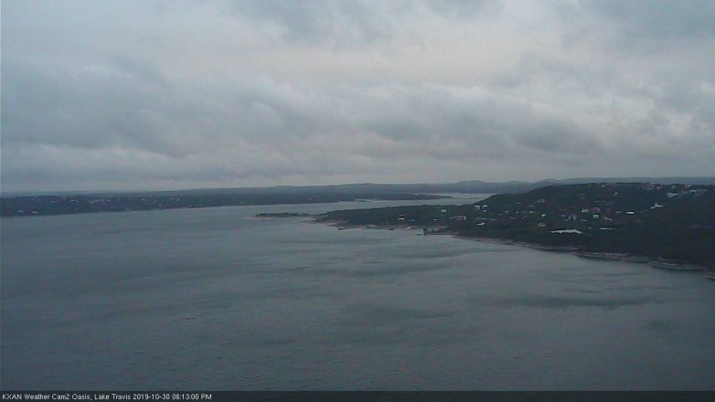 Lake Travis webcam, October 30, 2019 5:15 PM CT