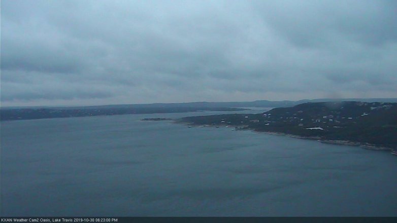 Lake Travis webcam, October 30, 2019 5:25 PM CT