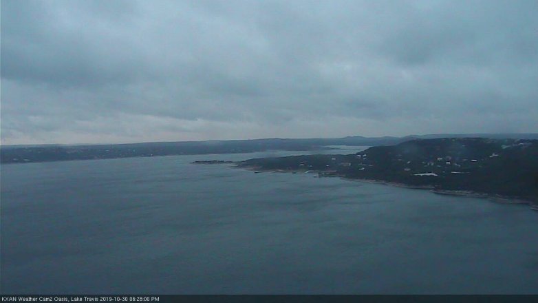 Lake Travis webcam, October 30, 2019 5:30 PM CT
