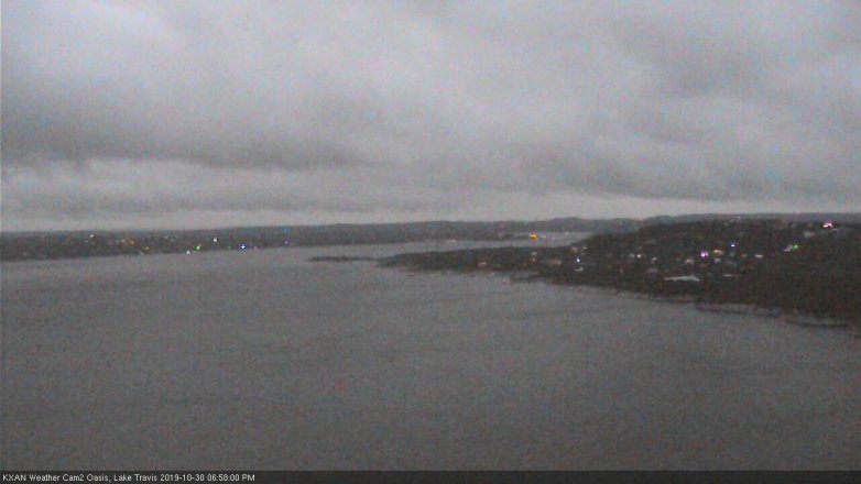 Lake Travis webcam, October 30, 2019 6:00 PM CT