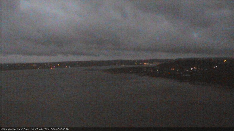 Lake Travis webcam, October 30, 2019 6:05 PM CT