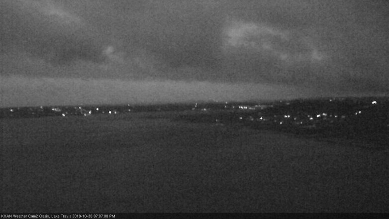 Lake Travis webcam, October 30, 2019 6:10 PM CT