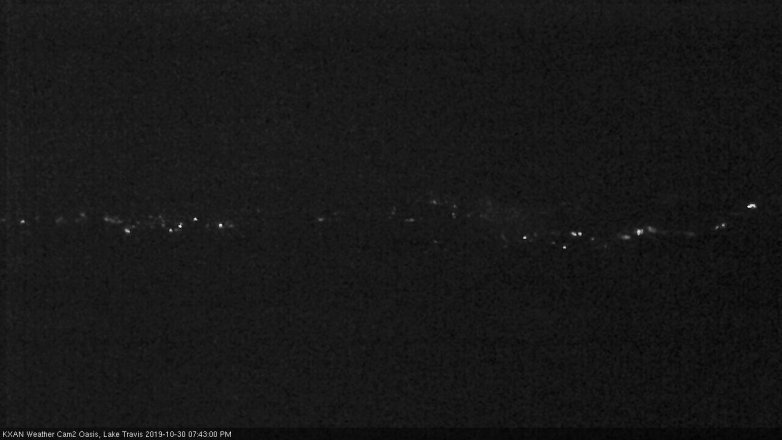 Lake Travis webcam, October 30, 2019 6:45 PM CT