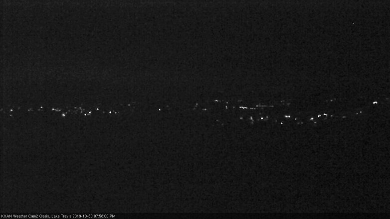 Lake Travis webcam, October 30, 2019 7:00 PM CT