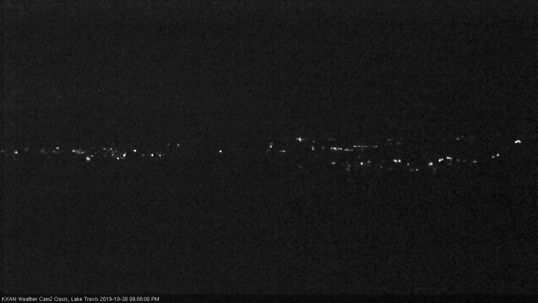 Lake Travis webcam, October 30, 2019 7:10 PM CT