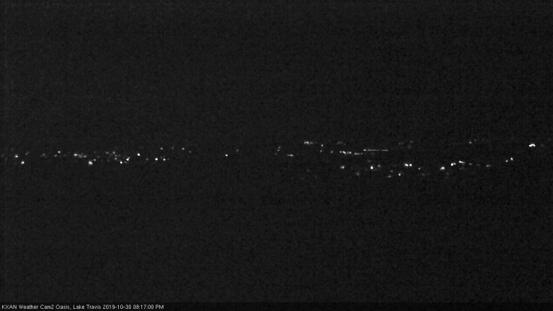 Lake Travis webcam, October 30, 2019 7:20 PM CT