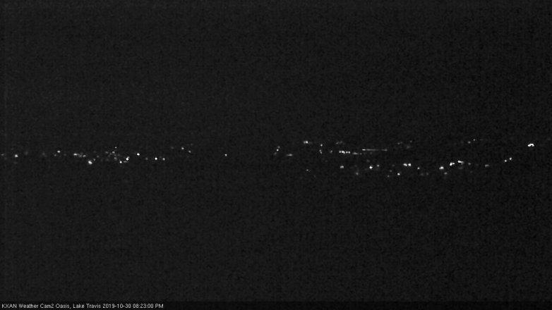 Lake Travis webcam, October 30, 2019 7:25 PM CT