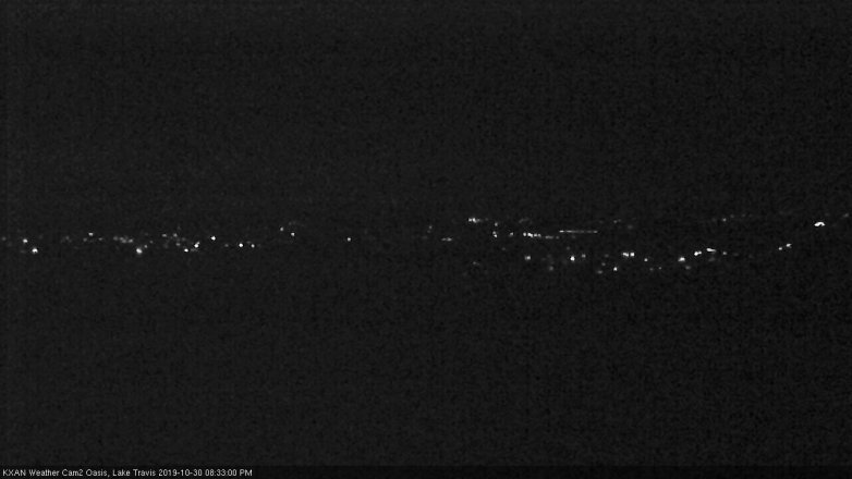 Lake Travis webcam, October 30, 2019 7:35 PM CT