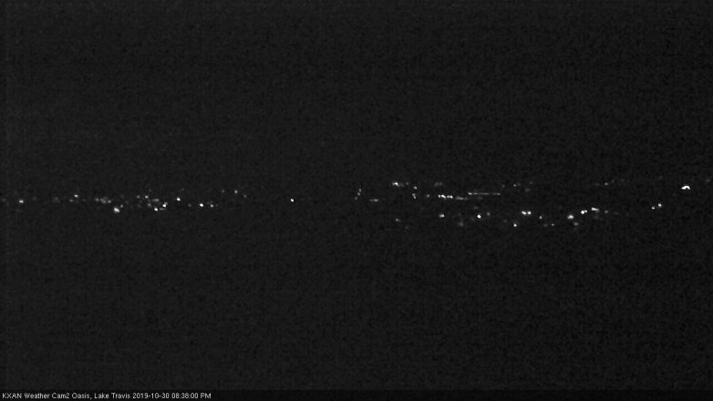 Lake Travis webcam, October 30, 2019 7:40 PM CT