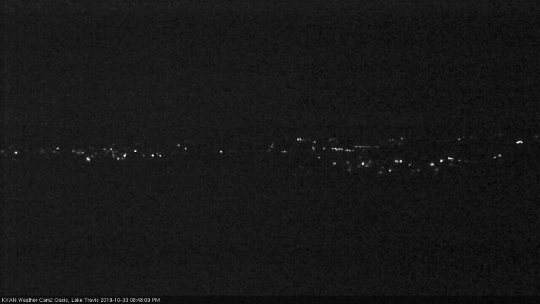 Lake Travis webcam, October 30, 2019 7:50 PM CT