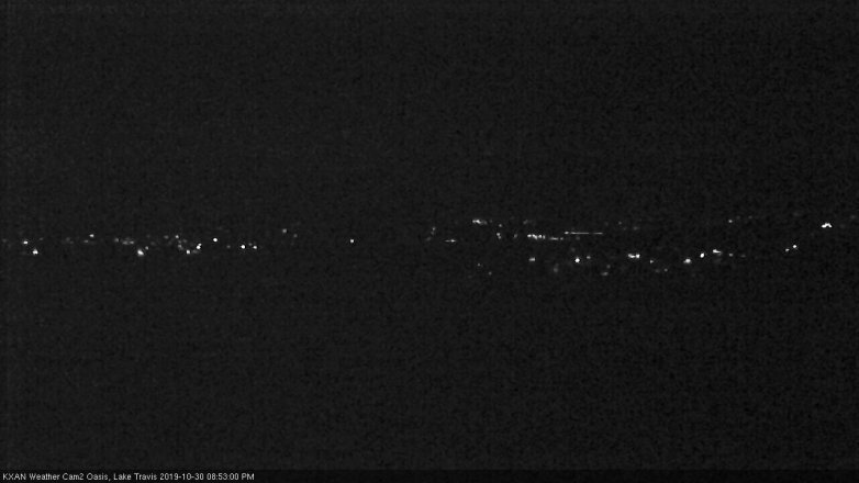 Lake Travis webcam, October 30, 2019 7:55 PM CT